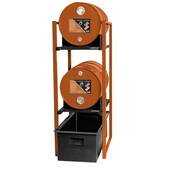 Fassregal 2x 60 l mit TÜV-geprüfter Wanne